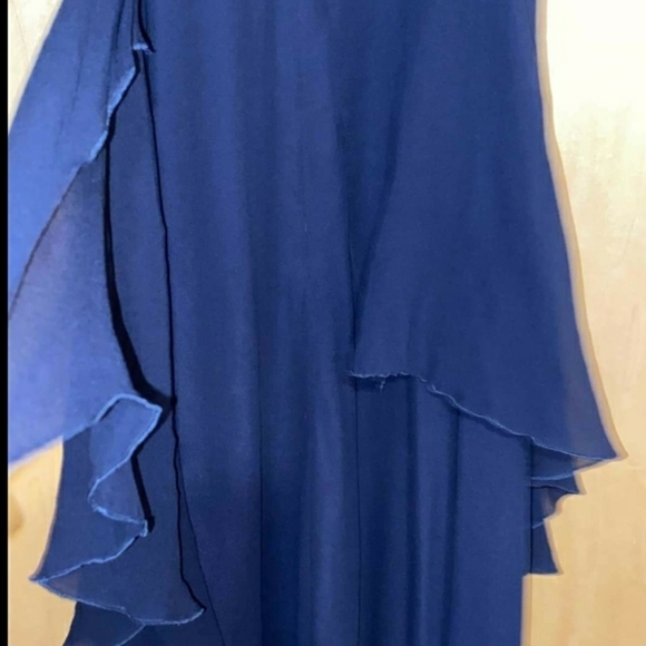 Max Mara Jabot Draped Silk-chiffon Wide-leg Jumpsuit - Picture 14 of 14